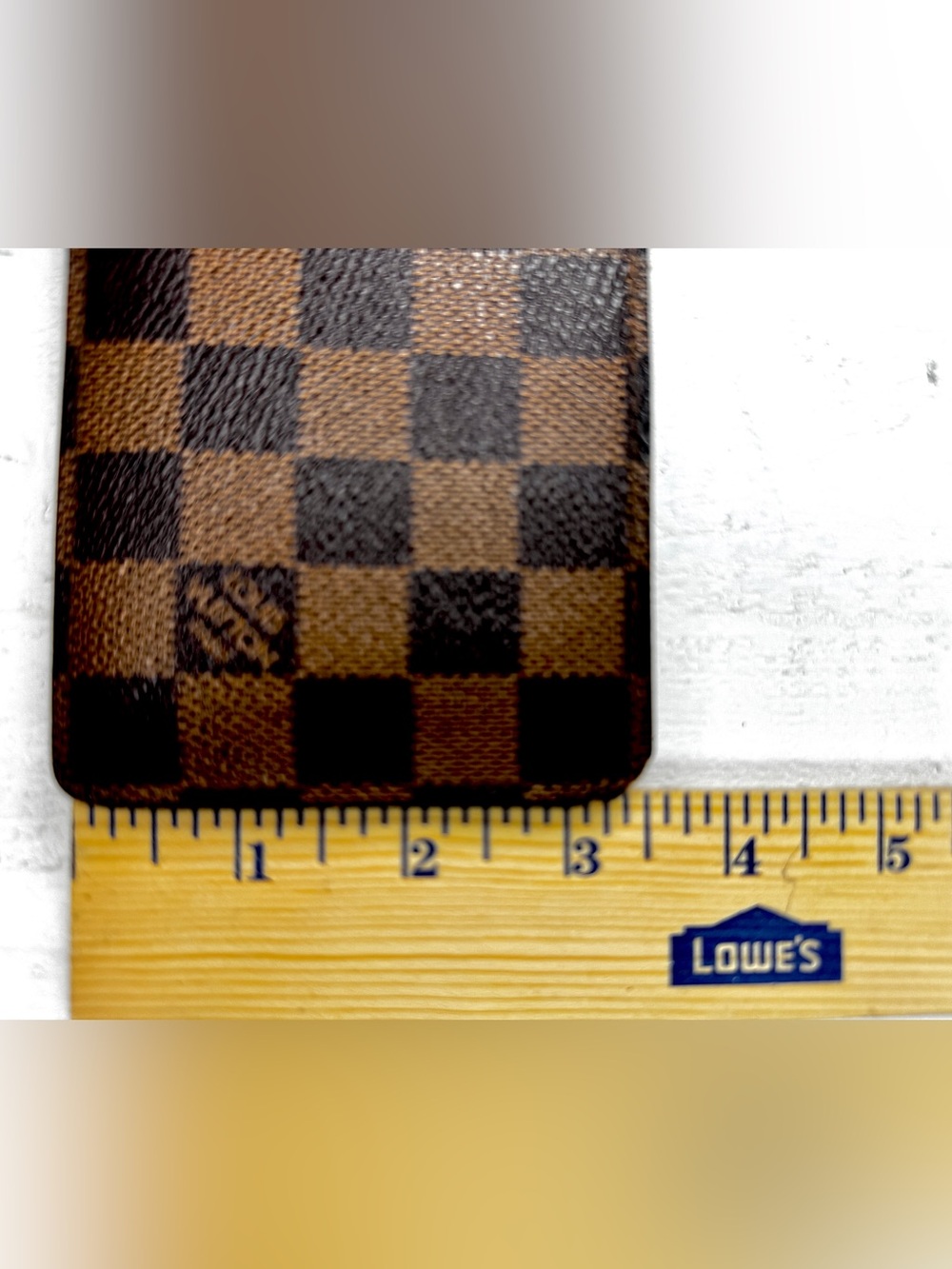 Louis Vuitton Damier Ebene Bifold Wallet w/ COA Vintage Compact Wallet - Picture 12 of 13